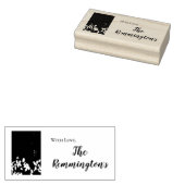 Tampons Encreurs Branche de coton de timbre personnalisée sur pierr (Tamponné)