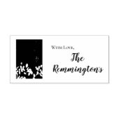 Tampons Encreurs Branche de coton de timbre personnalisée sur pierr (Impression)