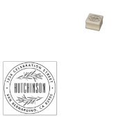 Tampons Encreurs Branches à main classique Rond Adresse de retour (Tamponné)