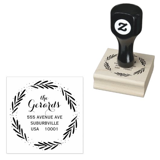 Tampons Encreurs Branches de courroie circulaire Timbre en caoutcho (Tamponné)