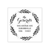 Tampons Encreurs Branches de courroie circulaire Timbre en caoutcho (Impression)