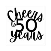 Tampons Encreurs Bravo à 50 ans Timbre d'Art Bois (Impression)