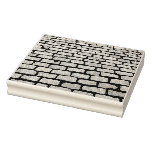 Tampons Encreurs Brick Cobblestone Street Pathway Nature Photograph