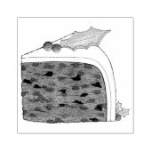 Tampons Encreurs British Christmas Cake Slice Festive Gastronomie d (Impression)