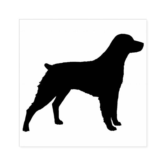 Tampons Encreurs Brittany Spaniel Chien race Silhouette Timbre en c (Impression)