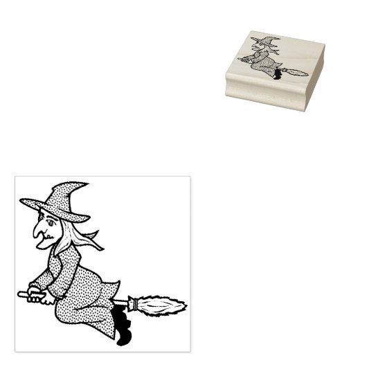Tampons Encreurs Broom à balai 2 illustration timbre d'art (Tamponné)
