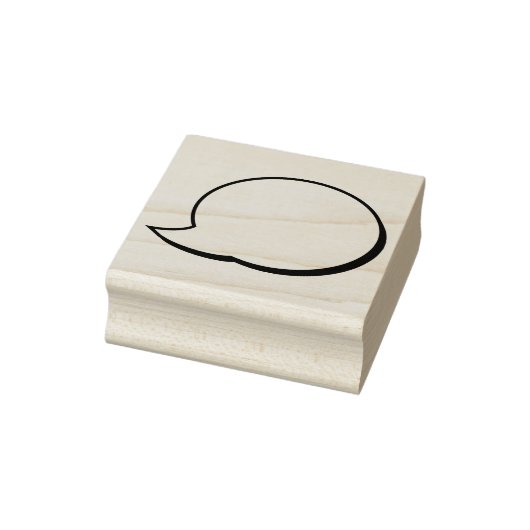 Tampons Encreurs Bulle de bulle de texte - Parler - Droite (Tampon)