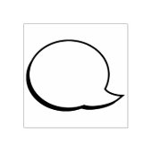 Tampons Encreurs Bulle de bulle de texte - Parler - Gauche (Impression)