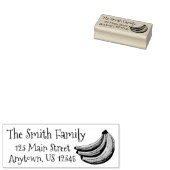 Tampons Encreurs Bund'épicerie de fruits de bananes Adresse aliment (Tamponné)