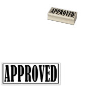 Tampons Encreurs Bureau d'affaires agréé approuvé simple (Tamponné)