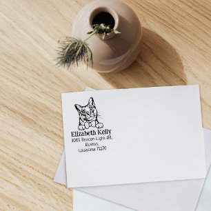 Tampons Encreurs Burmilla Chat Retourner l'adresse Animal