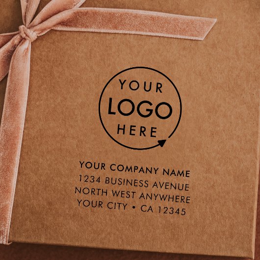 Tampons Encreurs Business Address Rubber Stamp | Logo Branded