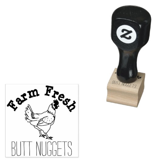 Tampons Encreurs Butt Nugget Oeuf Timbre (Tamponné)
