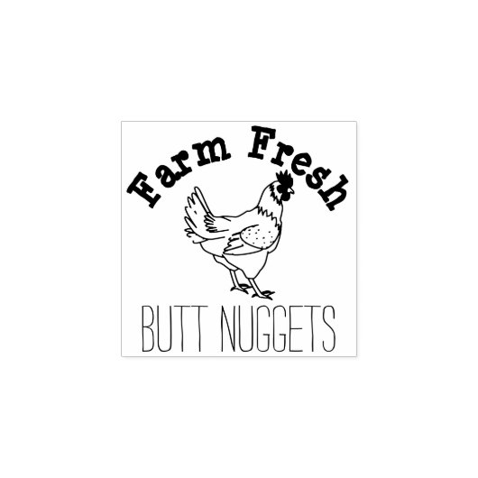 Tampons Encreurs Butt Nugget Oeuf Timbre (Impression)