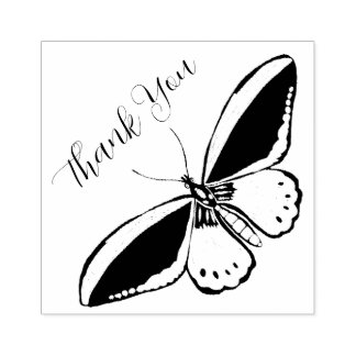 Tampons Encreurs Butterfly Thank You Ink Stamp 