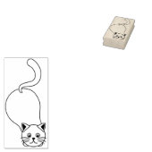 Tampons Encreurs cachet d'art de chat ludique (Tamponné)