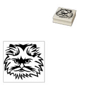 Tampons Encreurs cachet d'art pour chat moustache (Tamponné)