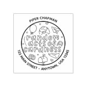 Tampons Encreurs Cachet de logo de Kawaii Random Actes de carnage (Impression)