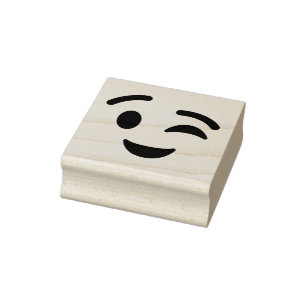 Tampons Encreurs Cachet en caoutchouc Emoji visage