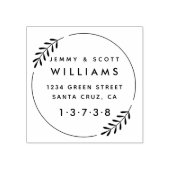 Tampons Encreurs Cachet en caoutchouc marié à la couronne (Impression)