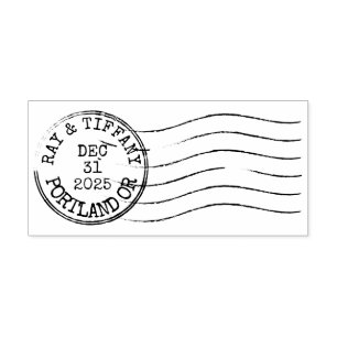 Tampons Encreurs Cachet Postal de Lettre Vintage Personnalisé