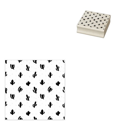 Tampons Encreurs Cactus Motif Imprimer Timbre en caoutchouc (Tamponné)