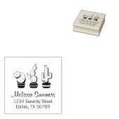 Tampons Encreurs Cactus Poted - Cactus Adresse Plante (Tamponné)