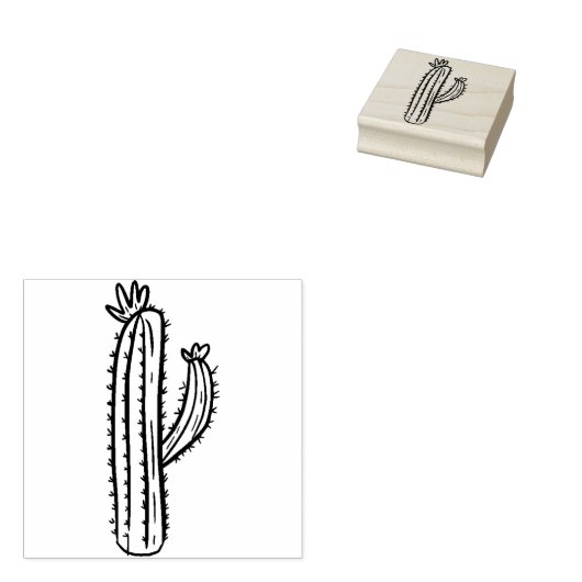 Tampons Encreurs Cactus Scrapbooking (Tamponné)