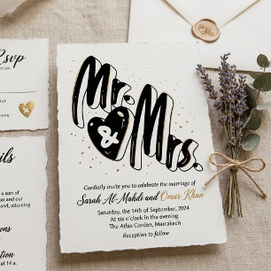 Tampons Encreurs Cadeau de mariage unique pour Monsieur et Madame