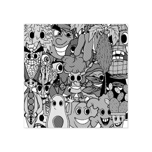 Tampons Encreurs Cadeau Pour Un Végétan (Impression)