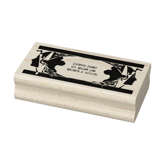 Tampons Encreurs Cadre Art nouveau dames (Tampon)