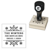 Tampons Encreurs Cadre de vacances pour flocon de neige d'hiver Adr (Tamponné)