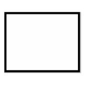 Tampons Encreurs Cadre simple rectangulaire vide 4" x 5" (Impression)