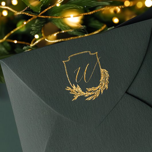 Tampons Encreurs Calliage de la Garland d'hiver Script Monogramme C