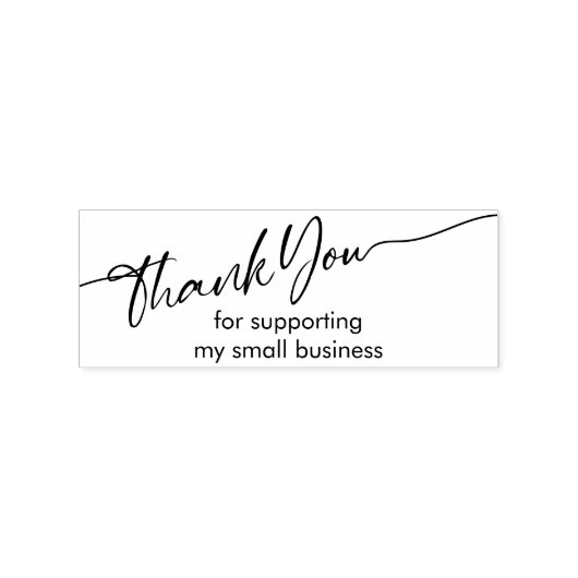 Tampons Encreurs Calligraphie de la carte Merci (Impression)