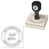 Tampons Encreurs Calligraphie Moderne Ajouter Votre Entreprise Nom (Tamponné)