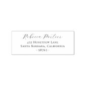 Tampons Encreurs Calligraphie Moderne Élégante et Simple Adresse de (Impression)