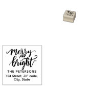 Tampons Encreurs Calligraphie moderne rétro Joyeux et lumineux (Tamponné)