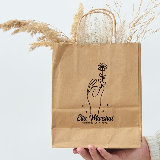 Tampons Encreurs Calligraphie Nom Élégant fait main de la marguerit