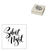 Tampons Encreurs Calligraphie Silencieuse Des Brosses Nocturnes (Tamponné)