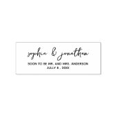 Tampons Encreurs Calligraphie simple Lettrage Enregistrer la date (Impression)