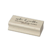 Tampons Encreurs Calligraphie simple Lettrage Enregistrer la date (Tampon)