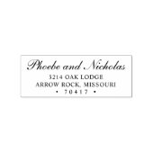 Tampons Encreurs Calligraphie simple Mariage élégant (Impression)