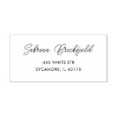 Tampons Encreurs Calligraphy Wedding Return Address Label (Impression)