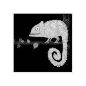 Tampons Encreurs Caméléon mignon vert (Impression)