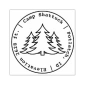 Tampons Encreurs Camp Shattuck - Logo de timbre - Timbre en caoutch (Impression)