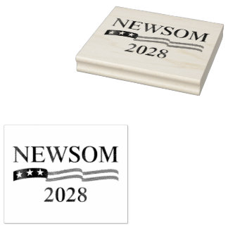 Tampons Encreurs Campagne électorale Gavin Newsom 2028 Drapeau amér