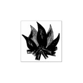 Tampons Encreurs Campfire Camp Flames Logs Camping à l'extérieur (Impression)