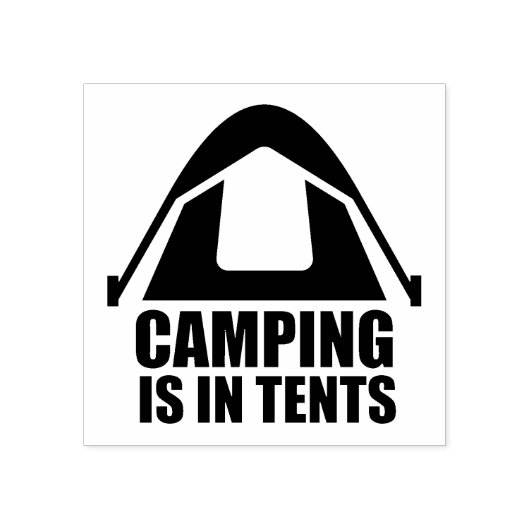 Tampons Encreurs Camping en Tentes (Impression)