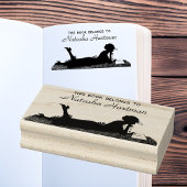 Tampons Encreurs Caoutchouc de signature et de plaque de texte pers